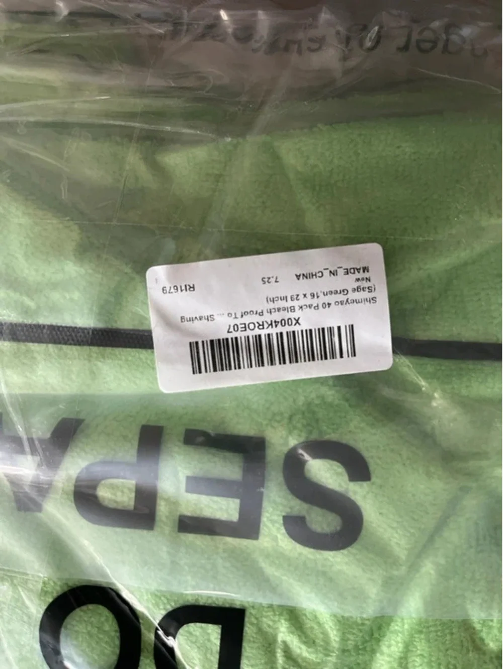 40 pack microfiber cleaning cloths green